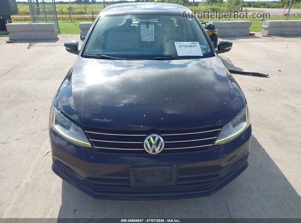 3VWDB7AJ8HM389651 2017 VOLKSWAGEN JETTA Black Widok zestawu wskaźników