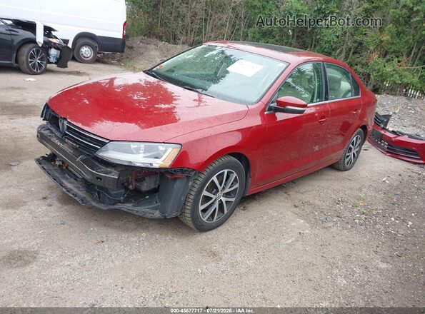 3VWDB7AJ9HM391411 2017 VOLKSWAGEN JETTA Red Przód lewy