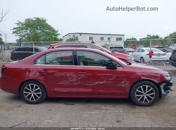 3VWDB7AJ9HM391411 2017 VOLKSWAGEN JETTA Red Widok wnętrza 360 stopni
