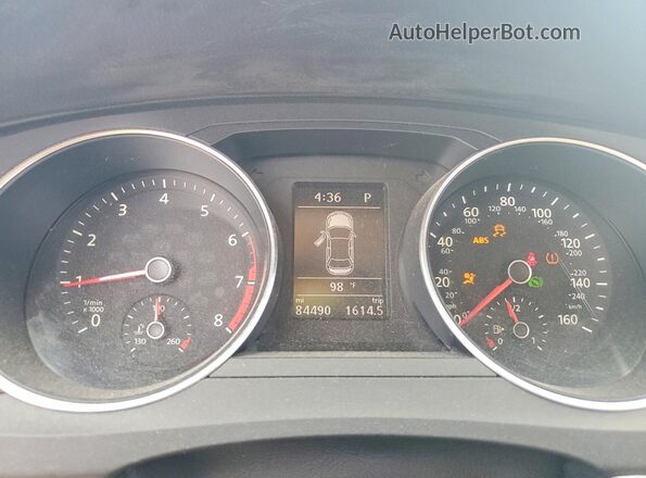 3VWDB7AJXHM207593 2017 VOLKSWAGEN JETTA Белый Вид щитка приборов