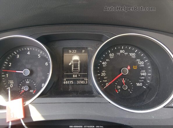 3VWDB7AJXHM247799 2017 VOLKSWAGEN JETTA Black Widok tylnych siedzeń