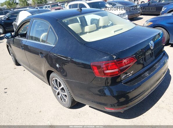 3VWDB7AJXHM247799 2017 VOLKSWAGEN JETTA Black Tył lewy