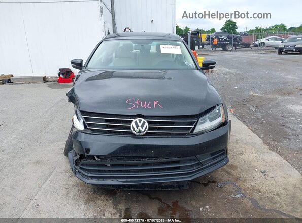 3VWDB7AJXHM275277 2017 VOLKSWAGEN JETTA Black Вид задньої частини салону
