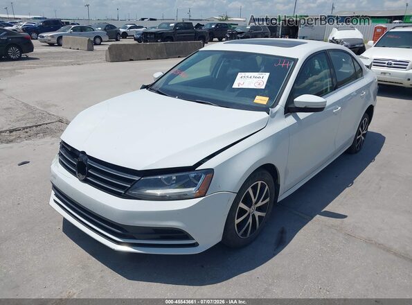 3VWDB7AJXHM308309 2017 VOLKSWAGEN JETTA White წინა მარცხენა ხედი სამი მეოთხედიდან