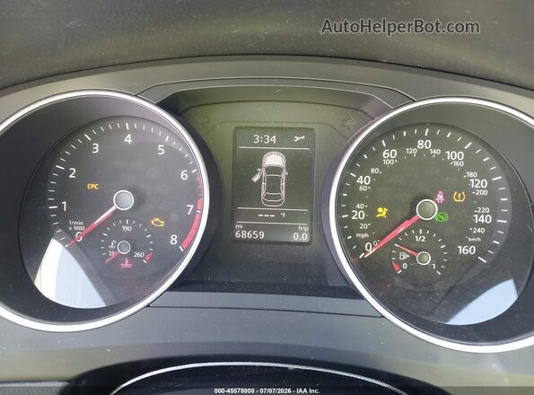 3VWDB7AJXHM373726 2017 VOLKSWAGEN JETTA Black Widok tylnych siedzeń
