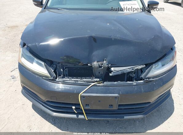 3VWDB7AJXHM411519 2017 VOLKSWAGEN JETTA Black Front view
