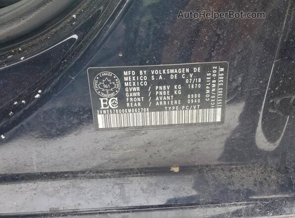 3VWE57BU0KM062706 2019 VOLKSWAGEN JETTA Черный Вид подкапотного пространства