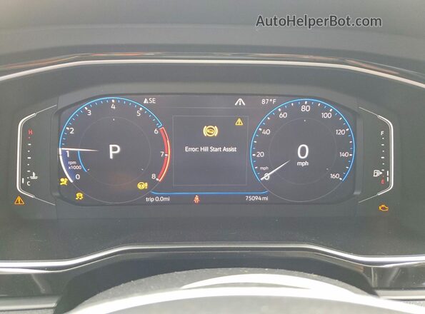 3VWE57BU0LM088398 2020 VOLKSWAGEN JETTA Gray Вид щитка приладів