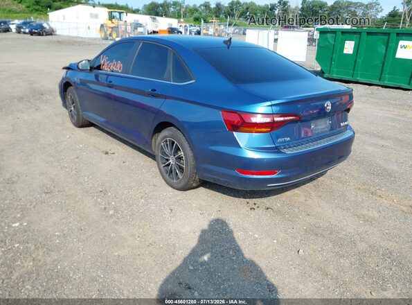 3VWE57BU1KM109273 2019 VOLKSWAGEN JETTA Синий Задняя левая четверть