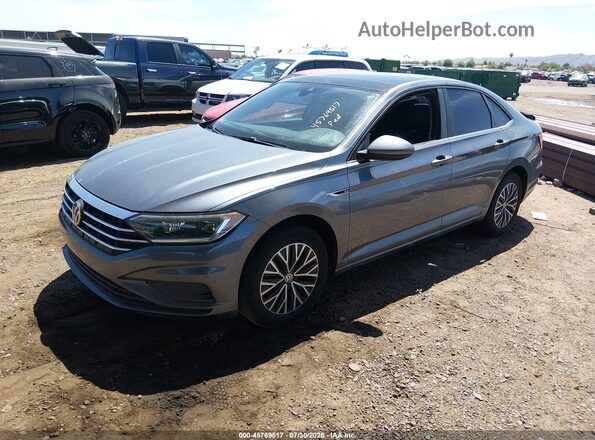 3VWE57BU2KM062481 2019 VOLKSWAGEN JETTA Gray Front left