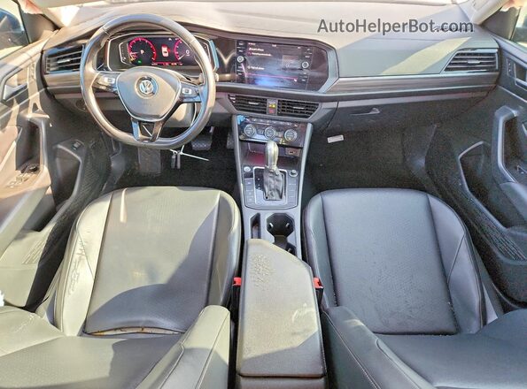 3VWE57BU2KM099711 2019 VOLKSWAGEN JETTA Синий Вид панели приборов