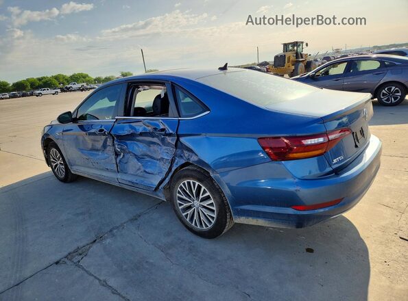 3VWE57BU2KM099711 2019 VOLKSWAGEN JETTA Синий Задняя левая четверть