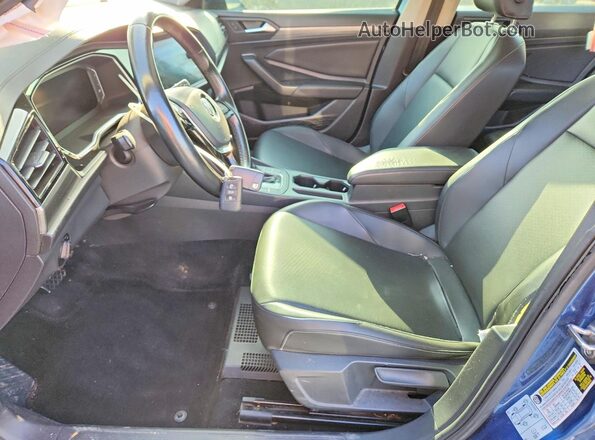 3VWE57BU2KM099711 2019 VOLKSWAGEN JETTA Синий Вид салона спереди