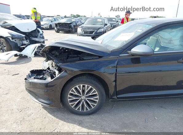 3VWE57BU3KM048752 2019 VOLKSWAGEN JETTA Black Widok wnętrza z przodu