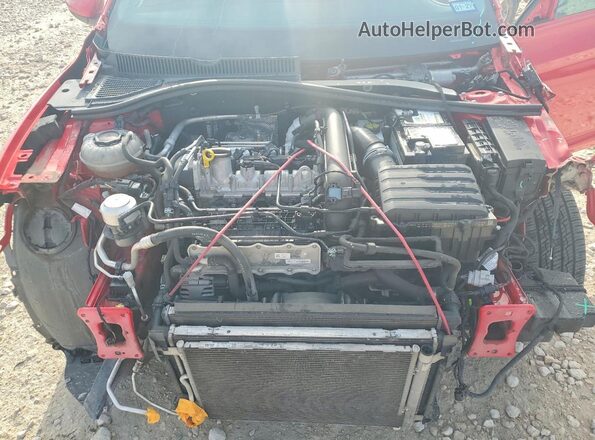3VWE57BU3KM066524 2019 VOLKSWAGEN JETTA Красный Вид задней части салона