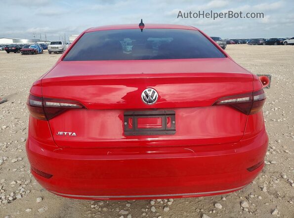 3VWE57BU3KM066524 2019 VOLKSWAGEN JETTA Красный Вид сзади