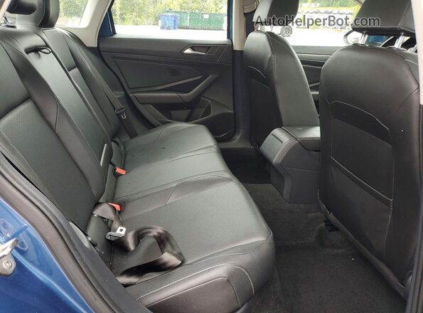 3VWE57BU4KM084482 2019 VOLKSWAGEN JETTA Blue უკანა სავარძლების ხედი