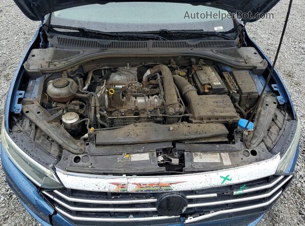 3VWE57BU4KM084482 2019 VOLKSWAGEN JETTA Blue უკანა სალონის ხედი