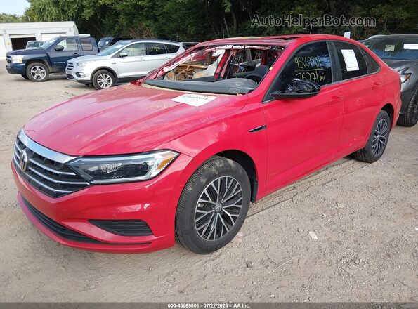 3VWE57BU4KM117268 2019 VOLKSWAGEN JETTA Red Przód lewy