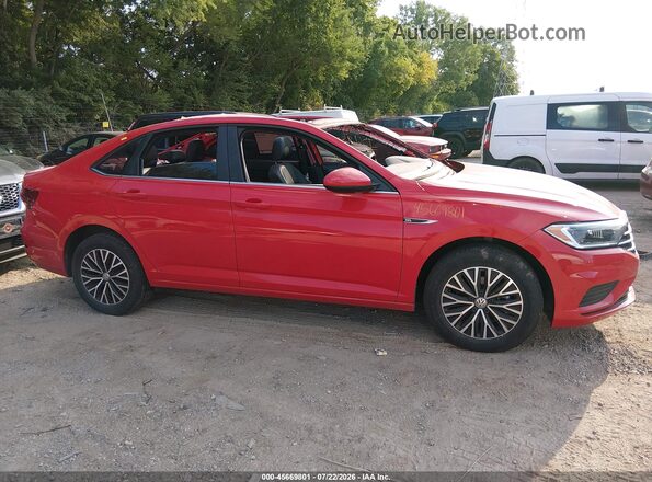 3VWE57BU4KM117268 2019 VOLKSWAGEN JETTA Red Widok wnętrza 360 stopni