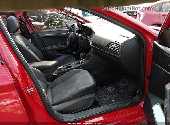 3VWE57BU4KM117268 2019 VOLKSWAGEN JETTA Red Widok wnętrza z przodu