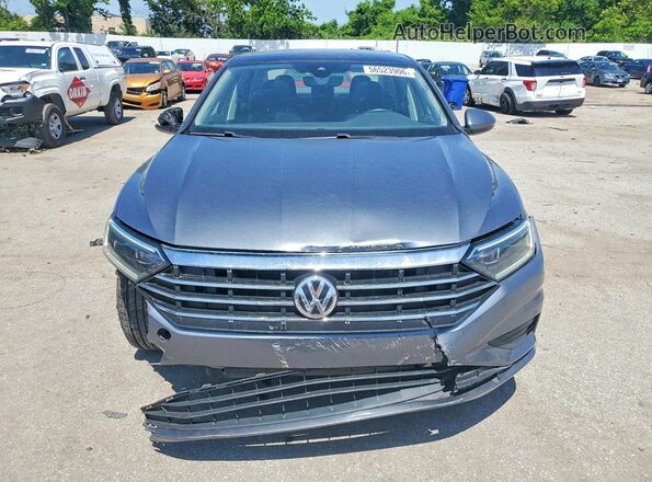 3VWE57BU5MM083571 2021 VOLKSWAGEN JETTA Серый Вид спереди
