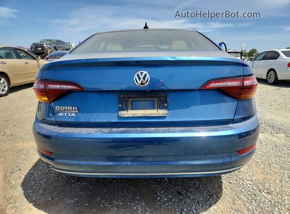 3VWE57BU6KM167332 2019 VOLKSWAGEN JETTA Blue Widok z tyłu