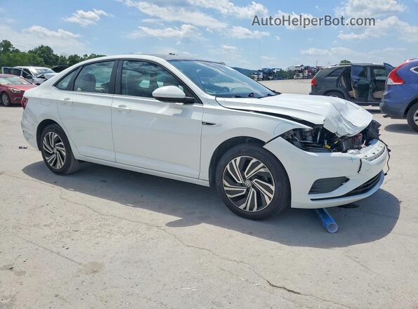 3VWE57BU6LM098367 2020 VOLKSWAGEN JETTA Белый Передняя правая четверть