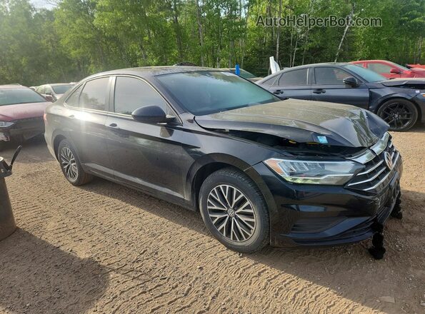 3VWE57BU6MM063930 2021 VOLKSWAGEN JETTA Black Przód prawy