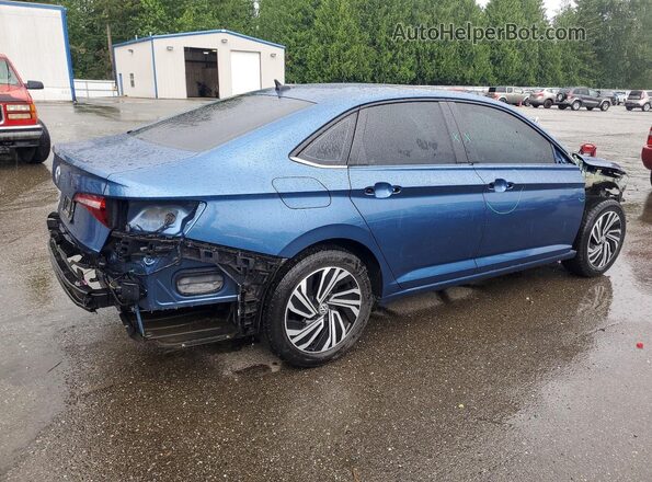 3VWE57BU7MM084625 2021 VOLKSWAGEN JETTA Blue Հետևի աջ