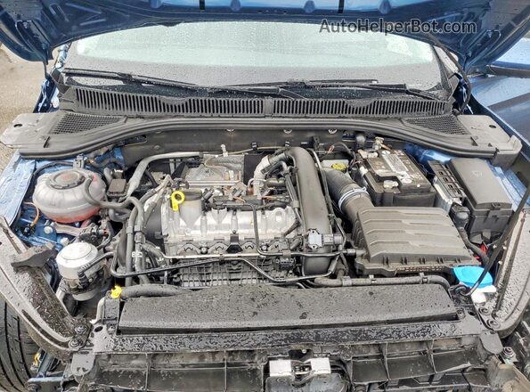 3VWE57BU7MM084625 2021 VOLKSWAGEN JETTA Blue Սալոնի հետևի տեսք
