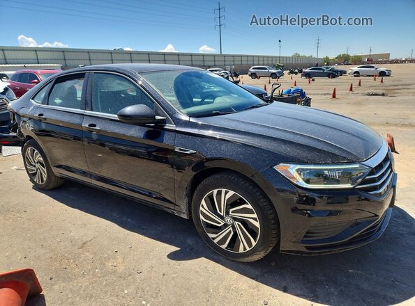 3VWE57BU9MM027942 2021 VOLKSWAGEN JETTA Black Передня права чверть
