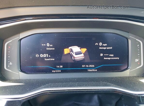 3VWE57BUXKM255171 2019 VOLKSWAGEN JETTA Gray Вид щитка приладів