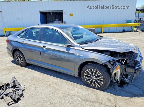 3VWE57BUXKM255171 2019 VOLKSWAGEN JETTA Gray Передня права чверть