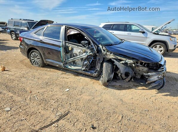3VWEB7BU1KM167313 2019 VOLKSWAGEN JETTA Black Front right