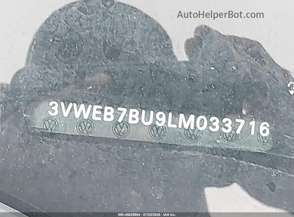 3VWEB7BU9LM033716 2020 VOLKSWAGEN JETTA Black 