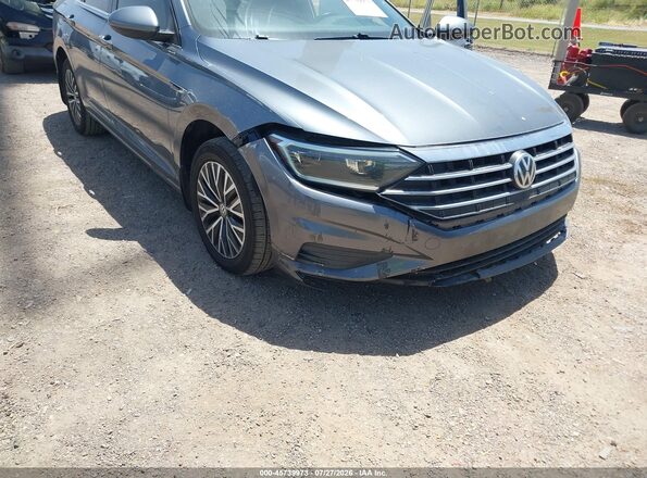 3VWEB7BUXKM125366 2019 VOLKSWAGEN JETTA Gray Front view