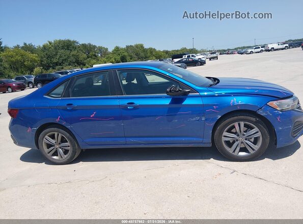 3VWEM7BU2RM051865 2024 VOLKSWAGEN JETTA Blue Widok wnętrza z tyłu