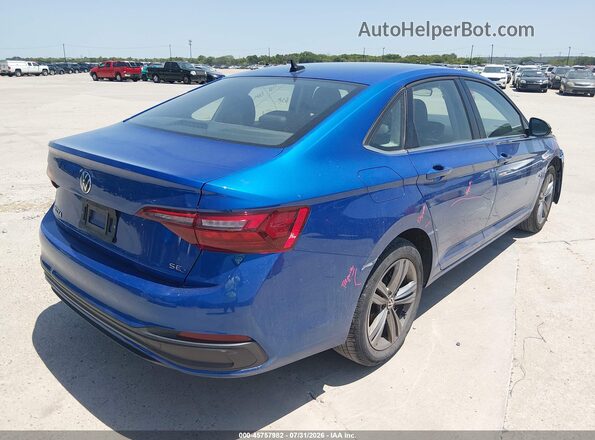 3VWEM7BU2RM051865 2024 VOLKSWAGEN JETTA Blue Tył prawy