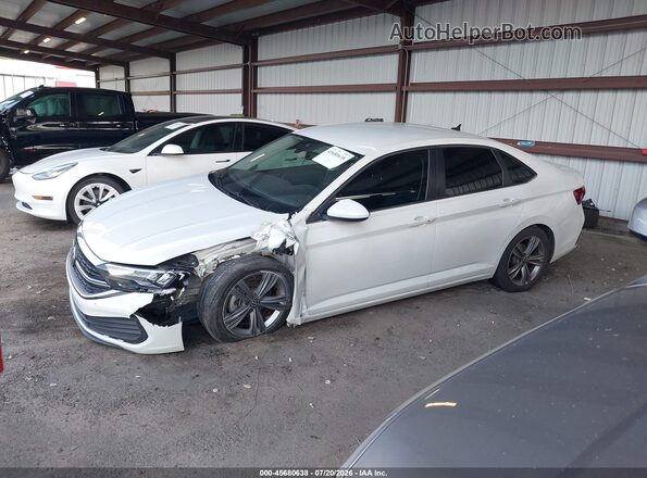3VWEM7BU4PM058409 2023 VOLKSWAGEN JETTA White წინა მარცხენა ხედი სამი მეოთხედიდან