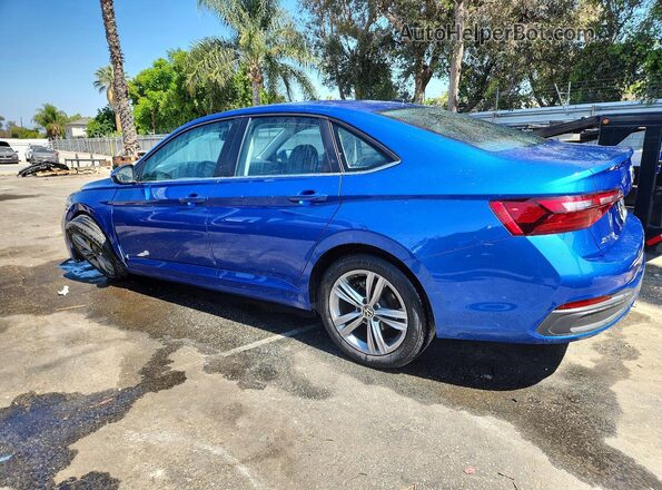 3VWEM7BU5RM033490 2024 VOLKSWAGEN JETTA Blue Trasero izquierdo