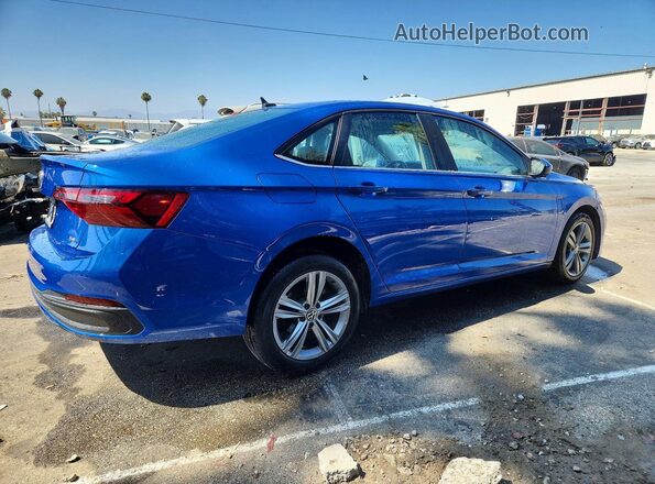 3VWEM7BU5RM033490 2024 VOLKSWAGEN JETTA Blue Trasero derecho
