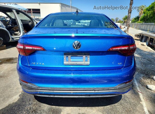 3VWEM7BU5RM033490 2024 VOLKSWAGEN JETTA Blue Vista trasera