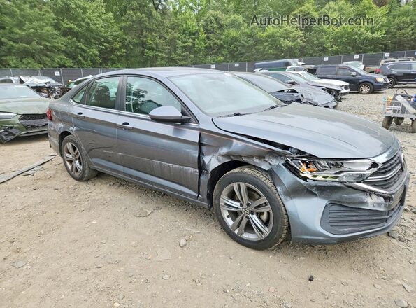 3VWEM7BU6NM019785 2022 VOLKSWAGEN JETTA Gray Przód prawy