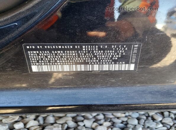 3VWEM7BU7RM030901 2024 VOLKSWAGEN JETTA Black Vista del compartimento del motor