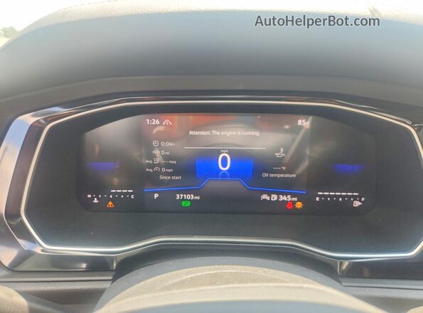 3VWEM7BU7RM054499 2024 VOLKSWAGEN JETTA Gray Вид щитка приладів