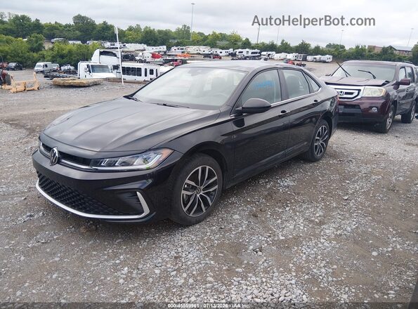 3VWEX7BU0SM077068 2025 VOLKSWAGEN JETTA Черный Передняя левая четверть
