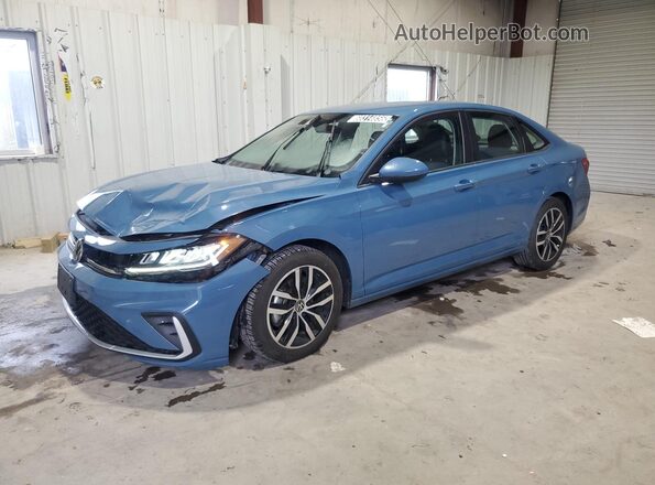 3VWEX7BU1SM021799 2025 VOLKSWAGEN JETTA Blue VIN կոդի պիտակի տեսք
