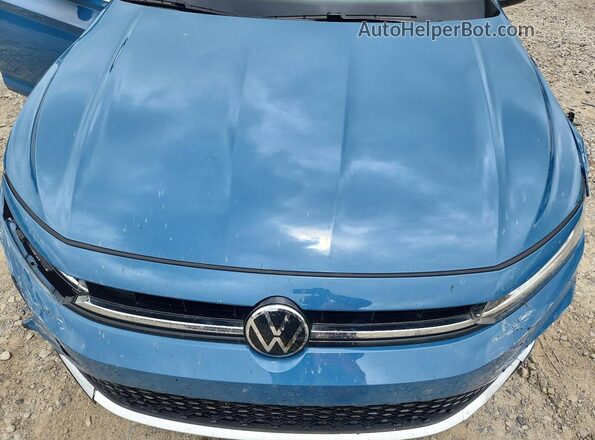 3VWEX7BU2SM081672 2025 VOLKSWAGEN JETTA Blue Սալոնի հետևի տեսք