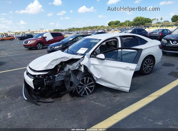 3VWEX7BUXSM067664 2025 VOLKSWAGEN JETTA White Առջևի ձախ երեք քառորդ տեսարան